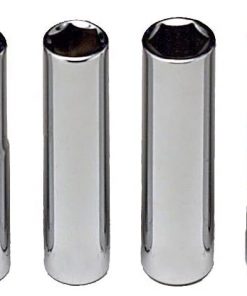 B0042T63A6 Wright Tool 208 1/4" Drive 6 Point Deep Socket Set, 1/4" - 1/2" (9-Piece)