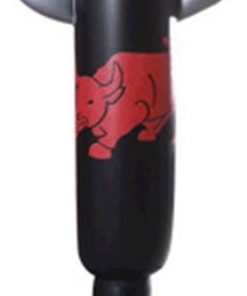 B08V8WDCZ5 Inflatable Punching Bag, Vertical Children Adult Lifelike Unique Funny Tumbler Toy Inflatable Boxing Toy Kick Fight Practical Tool for Practicing Karate Taekwondo MMA (Color : Yellow)