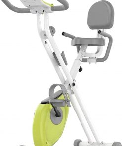 B08TR8RQ1Z Haieshop Exercise Bike with 8 Levels of Magnetic Resistance and Comfortable Seat Spin Exercise Bike with LCD Monitor