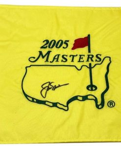 B08W2MMYXT Authentic Autographed Jack Nicklaus 2005 Masters Pin Flag ~ JSA