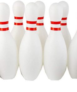 B08T1CPC8V Bowling Set Bowling Set Skittles Toys for Kids Boys Girls with 10 Pins 2 Balls Indoor Garden Toy for Kids (Color : Black and White, Size : One Size)