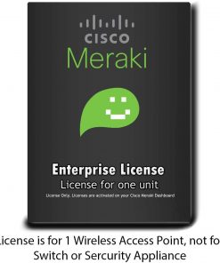 B004L51AZO Cisco Meraki | LIC-ENT-3YR | Meraki MR Enterprise License, 3YR