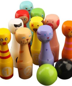 B08T9JYT2M bowling Animal Parent-Child Indoor Set 3-6 Years Old Children's Educational Toys for Men and Women Children's Interactive Toys for Men and Women (Size : 10 Bottles 2 Balls)
