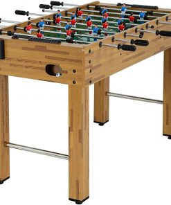 B08TQL2JNP Foosball Table Game - 48 inch Soccer Table with 2 Balls & 2 Cup Holders, Multi Person Table Soccer for Adults and Kids Recreational Foosball Games for Game Rooms, Family Game Night, Bars, Parties