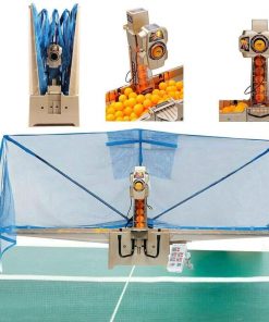 B08T5Q4PVN Automatic Ping Pong Ball Training, Train Machine Ping Pong Robots Table Tennis, Table Tennis Robot Automatic Ping Pong Ball Machine