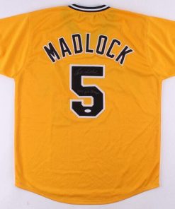 B08W9K9CRS Authentic Autographed Bill Madlock Pittsburgh Jersey / 4 Nl Batting Champ ~ JSA Hologram