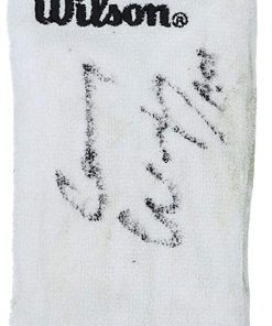 B08VGZ8FCT Carson Wentz Philadelphia Eagles Autographed Game-Used White QB Towel vs. Chicago Bears on November 3, 2019 - Game Used Sideline Gear