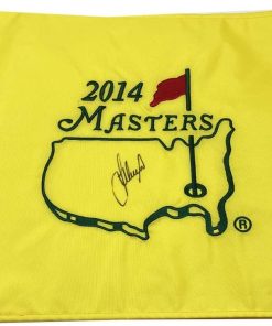 B08W2L22NZ Authentic Autographed Lee Westwood 2014 Masters Flag ~ Certified