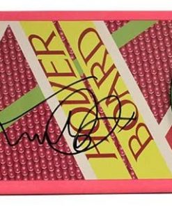 B08W2LMS78 Authentic Autographed Michael J Fox Back To The Future Pink Hover Board ~ PSA/DNA