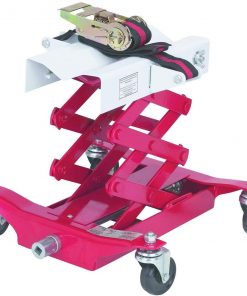 B006ZBA9YA 450 Lbs Capacity Low Lift Transmission Jack with Safety Chain/Strap