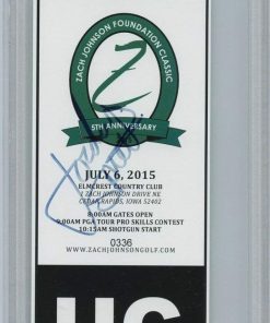 B08W2LP2PJ Authentic Autographed Jordan Spieth Golf Ticket PSA/DNA