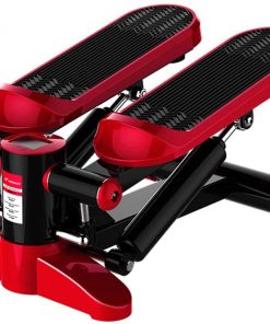 B08X1TKKQJ DNZJ Cardio Training Step Fitness Machines, Mini Fitness Hydraulic Stepper, Monitor and Resistance Bands Stepper Exercises Equipment