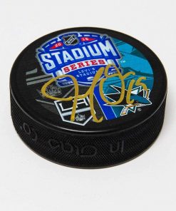B08WWPWT5Z Authentic Autographed Joe Thornton San Jose Sharks 2015 Stadium Series Hockey Puck