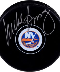 B001H8R3E0 Mike Bossy New York Islanders Autographed Hockey Puck - Autographed NHL Pucks