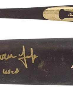 B08WH4KS4T Aaron Judge New York Yankees Autographed Game-Used Black Chandler Bat from the 2018 MLB Season with"Game Used" Inscription - AA0061170 - MLB Autographed Game Used Bats