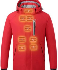 B08SCC16R7 BOTOP Heated Jacket with Detachable Hood,Electric Heating Coat (Battery Not Included)