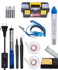 B08V5C85PT GOFEI Professional Soldering Iron 60W Adjustable Temperature Soldering Iron Kit with Anti-Static Cord and 5 Soldering Iron Tips for Soldering Precise Electric Welding Technology