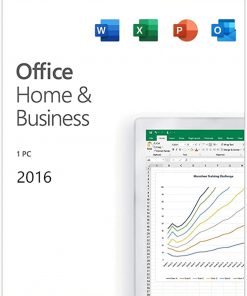 B08V46MTJN Office Home and Business 2016 for 1 PC | KeyCard (not CD) | Lifetime License | New