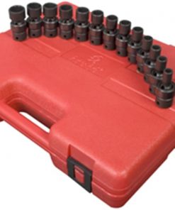 B002GT2FA6 Sunex 3691 3/8-Inch Drive 12-Point Standard Length Metric Universal Impact Socket Set, 13 Piece
