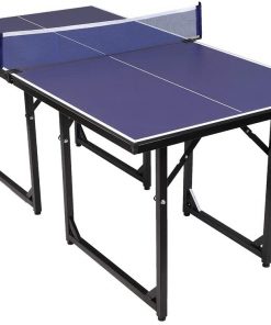 B08VRHS5FM Children's Table Tennis Table (72.05x36x30 inches) Purple Blue