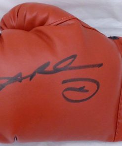 B08WPXTXVP Authentic Autographed Sugar Ray Leonard Red Everlast Boxing Glove LH Beckett BAS Stock #177559