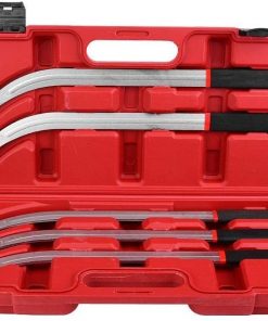 B08TBHM6DT HAND TOOLS Spanners Wrenches Aluminum Ratchet Wrench Set, 5Pcs Ratcheting Box Socketing Wrenches with 12 Replaceable Heads Gear Wrench Tool 13-19mm Hand Tools wrenches set