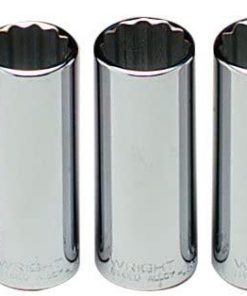 B00279RBXQ Wright Tool 402 1/2" Drive 12 Point Deep Socket Set, 1/2" - 1-1/8" (11-Piece)