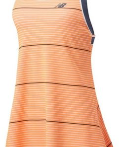 B08WKJD7TK New Balance Women`s Printed Tournament Tennis Dress Citrus Punch ()