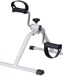 B08TR7N5RQ Haieshop Exercise Bike Portable Arm and Leg Trainer Adjustable Resistance for Seniors and Athletes