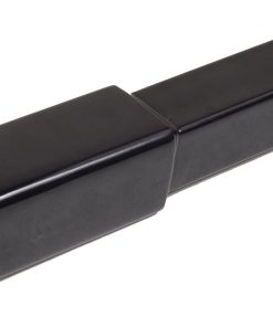 B003AOI2SA Rugged Ridge 11580.50 Black Powder Coated Universal 2" Receiver Hitch Extension