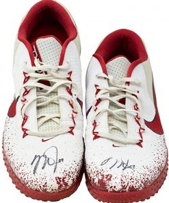 B08T3S62XR Mike Trout Autographed Signed Used 2017 Los Angeles Workout Shoes Anderson LOA