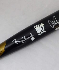 B08VZHBY2D Barry Bonds & Alex Rodriguez Autographed SAM Bat Beckett BAS #AA00373