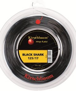 B0088BAO1I Kirschbaum Reel Black Shark Tennis String, 1.25mm/17-Gauge, Black