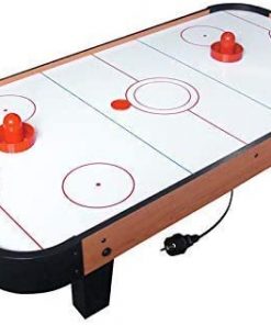 B08TWMXTQJ TALLO Sport 40 inch Table Top Air Hockey Table for Kids - 110V Motor Electric Fan - Includes 2 Strikcers and 2 Air Hockey Pucks - Powerful Air - Great for Playing on The Floor, Tabletop, Living Room