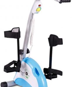 B08TMMV2GG Haieshop Exercise Bike Mini Fitness Bicycle Resistance Adjustable Indoor Arm and Leg Training and Rehabilitation Machine Indoors Training Device for Seniors and Athletes (Color : D)