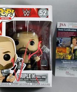 B08WRMFMKQ Vince McMahon Signed Triple H WWE Funko Pop Vinyl Figure w/JSA COA