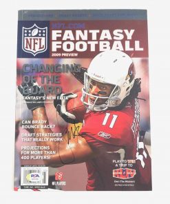 B08W2KSNHY Authentic Autographed Larry Fitzgerald Magazine PSA/DNA Arizona