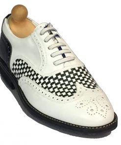 B08WCQ1Z7R ATELIER GUAROTTI Handmade Italian Men Golf Shoes - Spikes - Bespoke - Kingstom