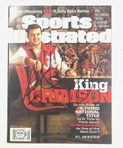 B08W2KZDZP Authentic Autographed Aj Mccarron Si Magazine PSA/DNA Alabama Crimson Tide