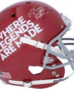 B08V2ZPTXD Tua Tagovailoa Alabama Crimson Tide Autographed Schutt"Where Legends Are Made" Speed Replica Helmet - Autographed College Helmets