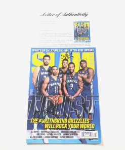 B08W2K7TPS Authentic Autographed Mike Conley Marc Gasol Zach Randolph Slam Magazine PSA/DNA Loa Grizzlies