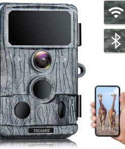 B08VHZWKNM TOGUARD 4K WiFi Trail Camera 30MP Bluetooth Hunting Camera with 940nm No-Glow IR LEDs Night Vision Game Camera 0.2s Motion Activated Waterproof IP66 for Wildlife Monitoring