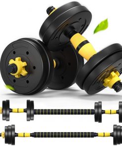 B08WK8VWZN MontSprit Weights Dumbbells Set Adjustable Dumbells Barbell Set of 2, Weights for Exercises 20lb/30lb/40lb