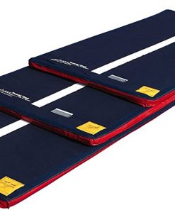 B006FFB4FE Tumbl Trak Blue Denim Cover Air Floor with White Line Down Middle, Velcro, and Non-Skid Material (Cover Only)
