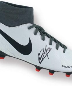 B08WX2C82P Bruno Fernandes Signed White Soccer Cleat | Autographed Memorabilia