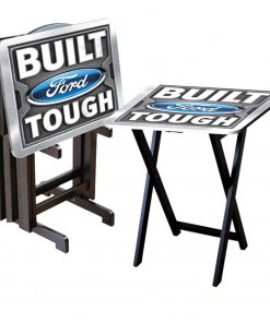B08W4HVN4F Ford Tuff Custom TV Tray Table Add Photo Hold 44 lbs No Assembly Gift