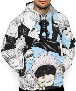 B08S7FB21V Tiyole Anime Jujutsu-Kaisen 3D Printed Fans Custom Life Men's Hoodie Sweatshirt