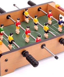 B08VJDZ67L Haieshop Foosball Table Mini Table Soccer Game with Two Balls and Score Keeper for Adults and Kids Foosball Table