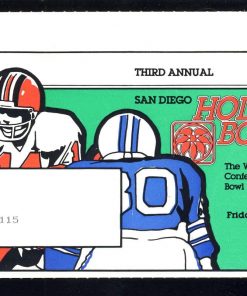 B0083X3W2E 1980 Holiday Bowl Ticket SMU vs BYU Miracle Bowl