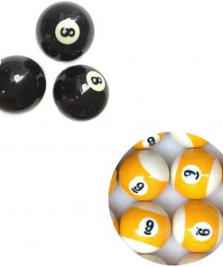 B08VJJDZNX TX GIRL 16pcs/lot NO8/NO9 Single Billiard Balls Pool Balls Resin Billiards Pool Balls Pool Cue Balls Standard 57.2mm (Color : NO8)